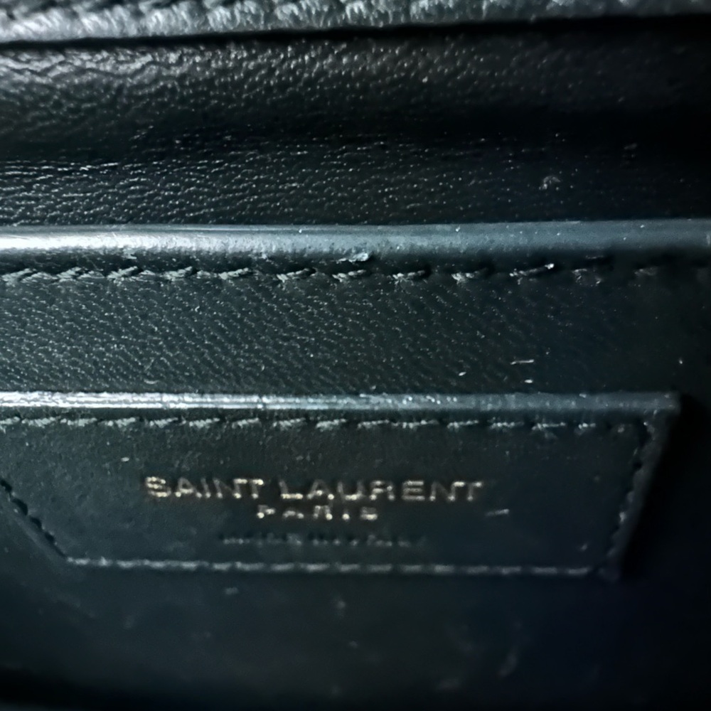 YVES SAINT LAURENT ❤️🌟 DEEP GREEN MEDIUM PYTHON … - image 12